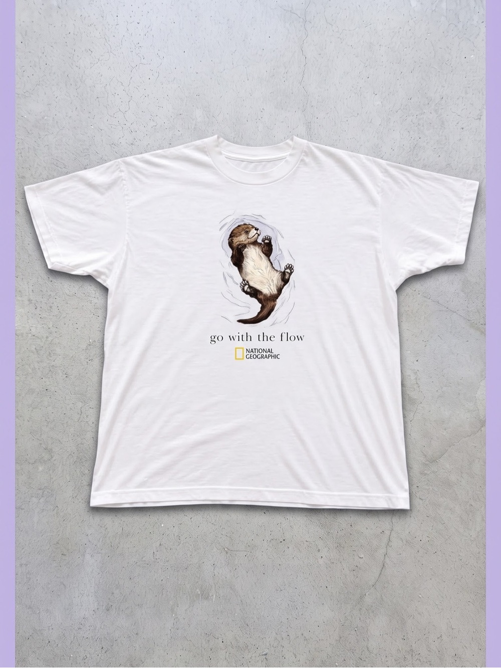 Gildan National Geographic Otter Water
Swirl Quote Graphic Tee Unisex Style
